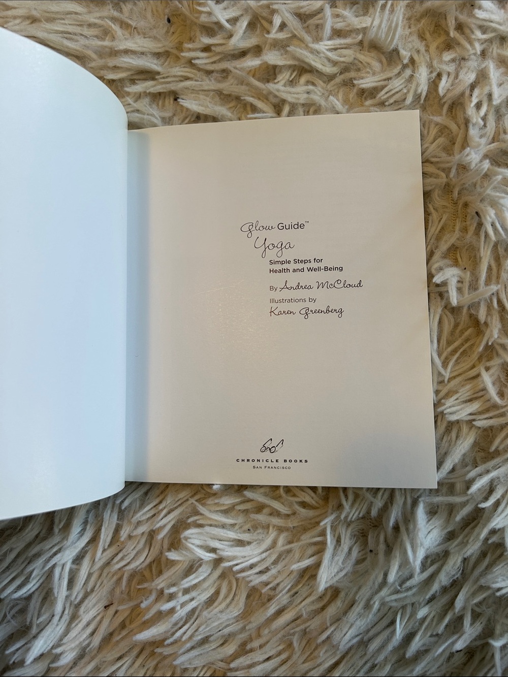 Glow Guide Yoga Book - simple steps for health and wellbeing by Andrea McCloud - Picture 4 of 5